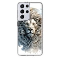 thumbnail image 1 of MUNDAZE Samsung Galaxy S21 Ultra Abstract Lion Sculpture Shockproof Clear Hybrid Protective Phone Case Cover, 1 of 5