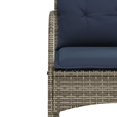 thumbnail image 5 of vidaXL Garden Rocking Chair with Cushions Grey Poly Rattan, 5 of 5