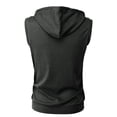 thumbnail image 4 of H2H Mens Casual Slim Fit Zip-up Hoodie Vest Lightweight Sleeveless Hooded (CMOHOSL08), 4 of 6