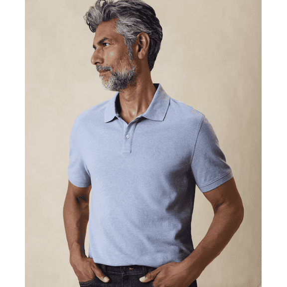 Banana Republic Cotton Monogram Pique Polo, Size XL