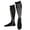 Black, variant on SPRING PARK Stretchy Color Block Compression Socks Circulation For Medical Running Hiking Cycling