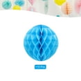 thumbnail image 2 of Uxcell Tissue Paper Pom Poms Flower Balls, Party Hanging Paper Flower Balls Decoration for Birthday Wedding Home Decor Sky Blue 12, 2 of 3