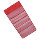 thumbnail image 3 of Organizador de armario colgante Bolsillos de malla de 2 lados Bolsa de almacenamiento para armario Bolsa para ropa interior Calcetines de sujetador, 15 rejillas, Rojo Scienceny HA003837-06, 3 of 6