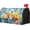 Blue Flowers, variant on Halloween Pumpkin Orange Mailbox Cover Oil Painting Blue Decorations Mailbox Covers 21 X 25.5 Inch Magnetic Standard Size Halloween Starry Night Wrap Post Letter Box Home Outdoor Yard Garden Decor