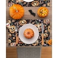 thumbnail image 3 of Halloween Placemats Set of 6 Grimace Pumpkin Place Mats Fall Placemat Candy Cobwebs Table Mats for Dining Kitchen Table Holiday Dinner Party Home Decorations 13x19 Inch, 3 of 8