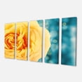 thumbnail image 2 of Rose Flower with Lit up Background - Large Floral Canvas Artwork, 2 of 3