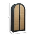 thumbnail image 2 of Eloise 83" Tall Storage Cabinet, Black, 2 of 11