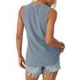 thumbnail image 5 of MOSHU Summer Tank Tops for Women Plus Size V Neck Sleeveless Tops Loose Fit Dressy Casual Shirts, 5 of 9