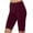 Wine, variant on Pntutb Womens Yoga Leggings Fitness Running Gym Shorts Solid Sports Active Pants