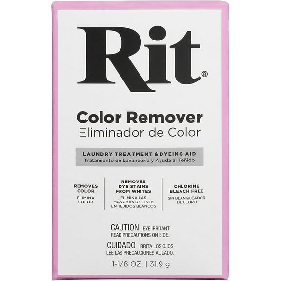 Rit Powder Dye Color Remover - Color Dye Remover - 6 Pieces, 1 Oz
