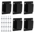 thumbnail image 1 of 5pcs Wall Shelf Mount Bracket Display Shelf Hook Hanger Rack Tube Bar Holder BlackSealing Type, 1 of 4