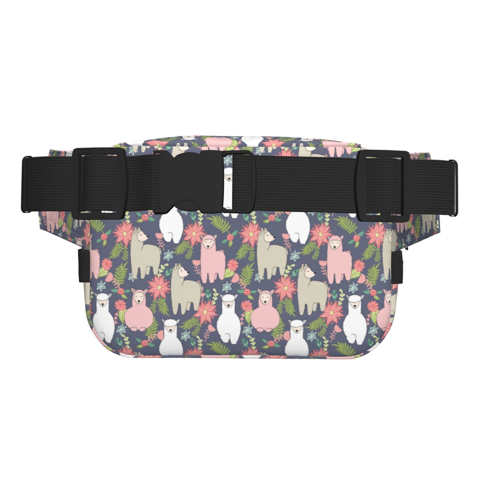 Hirioo Llamas for Double Layer Waist Bag Adjustable Fanny Pack For Travel Running Hiking