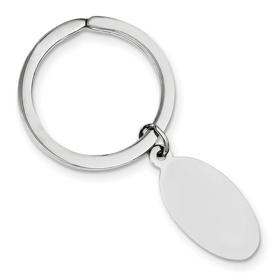 Beautiful Sterling Silver Rhodium-plated Key Chain