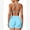 Ice Blue, variant on IDOPIP Womens Seamless Workout Sets Backless Sports Bra Top Scrunch Butt High Waist Gym Shorts 2 Piece Yoga Outfits