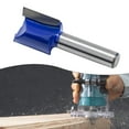 thumbnail image 2 of Bgsha 8mm Shank Straight Router Bit Double Flute Wood Milling Cutter for Woodwork Tool, 2 of 10