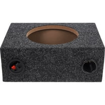 SOPOTUTU Sealed Car Subwoofer Enclosure Box for Bass Enhancement Design 1 Piece Speaker Sub Box