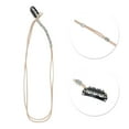 thumbnail image 3 of Unique Bargains 1 Pc Braided Hair Chain Eight Beads Braid Hair Accessories for Women Khaki, 3 of 5