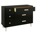 thumbnail image 4 of Babyletto Lolly 6 Drawer Double Dresser in Black and Natural, 4 of 8