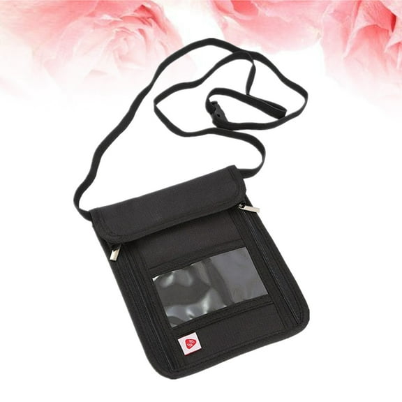 LOLIPPYY Neck Wallet for Travel Multifunctional Nylon 1Pack for Storage on Buses