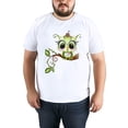 thumbnail image 4 of Plus Loose Men's T-Shirt TopOwl (1) Graphic Tees Crew Neck Short Sleeves Casual Summer Sports Best Oversize Tee XS-5XL, 4 of 5