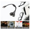 thumbnail image 4 of SUTENGDA Ethernet Splitter Cable Ethernet Cable Longer Cable *4.5CM Black, 4 of 7