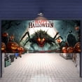 thumbnail image 5 of Heavy Duty Garage Banner 15x7 Feet Halloween Theme Polyester Material Durable Weather Resistant Easy to Hang Reinforced Edges for Halloween Party Photo Scenes, 5 of 5