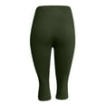 thumbnail image 7 of vigerkar Plus Size Leggings for Women, High Waisted Tummy Control Buttery Super Soft Yoga Pants for Workout Green, 2XL, 7 of 7