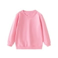 thumbnail image 4 of CYRBOKO Sweatshirts for Boys, Long Sleeve Crew neck Cotton 2 Pack Pullover Tops Pink Size 8-9 T, 4 of 7