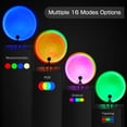 thumbnail image 5 of Sunset Lamp, 16 Color Projection with Tripod, Sunset Aura, USB Rainbow LED Lamp, Romantic Visual Light, 360 Degree Rotation, Ideal Gift., 5 of 5