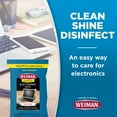 Weiman Electronic Cleaning & Disinfecting Single Use Wipes, 15 count