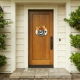 thumbnail image 4 of Pompotops Up to 50% off! Wooden Doorplate, Front Door, Hanger, Wreath, Farm Welcome Doorplate, 4 of 5
