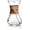 28oz Slim Shape w/ SS Filter, variant on Pour Over Coffee Maker Glass - 6/8/10 Cup Barista Kit with 304 Stainless Filter for Home, Office, Camping, Cafes - Easy Clean Coffee Dripper Set (Rag&Brush Included) (8 Cup/28 oz-Slim Shape)
