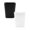 Black*1+White*1, variant on 2 Pack Wastebasket Trash Container,Kitchen Trash Can, 7.48x9.13",Rectangular Commercial Wastebasket,Small Trash Can Garbage For Bathroom Garage Laundry Room Countertop(Black*1 White*1)