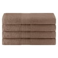 thumbnail image 2 of BNM Eco-Friendly Cotton Bath Towel Set of 4, Coffee, 2 of 5