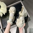 thumbnail image 4 of New Round Toe Thick Heel Bow Decorated Elegant Women's Shoes Fashion Banquet Party Wedding High Heels Chaussure Femme, 4 of 10