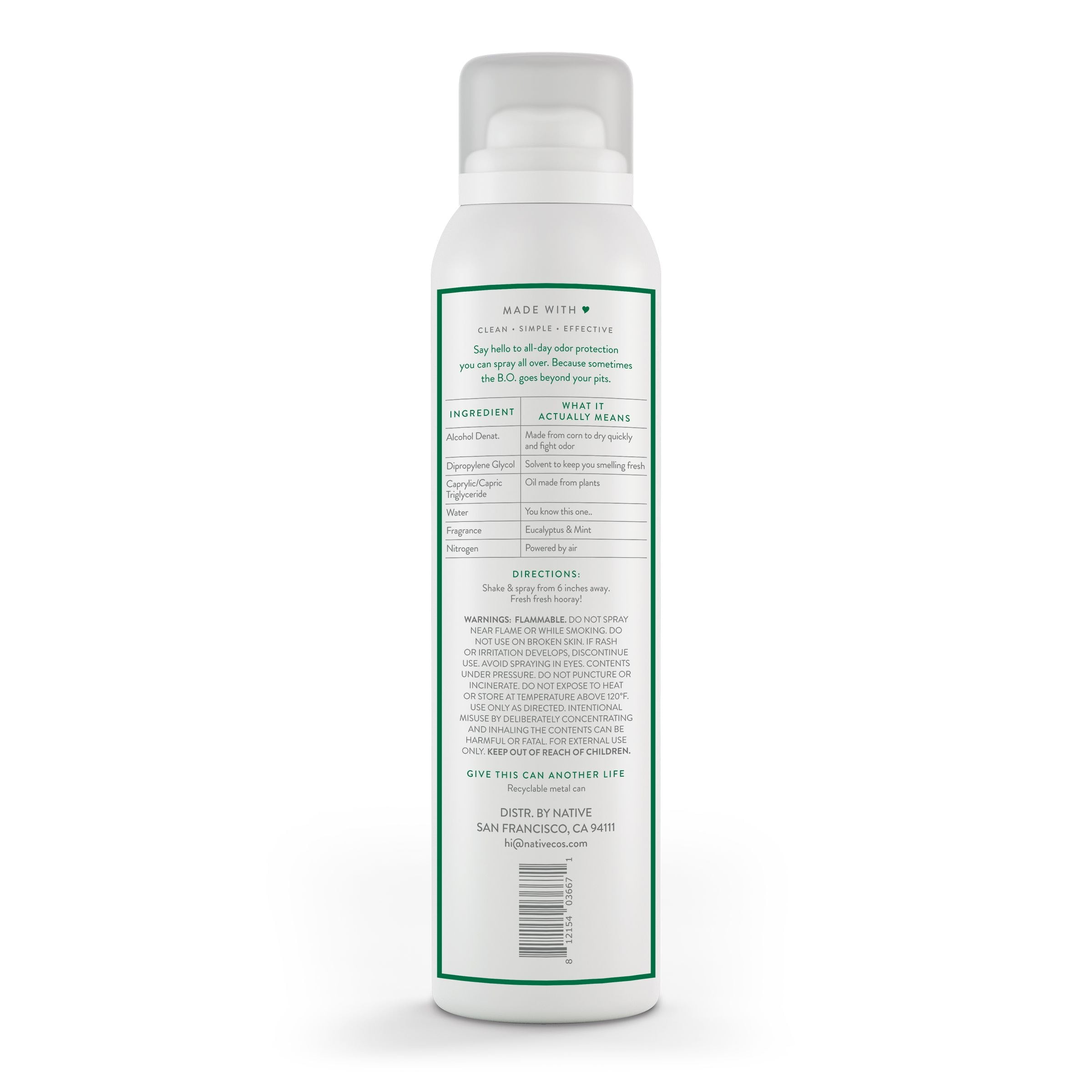 Native Deodorant Body Spray - Thumbnail 5