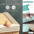 thumbnail image 3 of GIXUSIL 2Roll 6.6 Ft Soft Wide Edge Protector with 3M Strong Adhesive Double Sided pre-Taped, proofing Safety Guards Proof Foam Padding for Sharp Edges, Table, Desk, Furniture-Black, 3 of 5