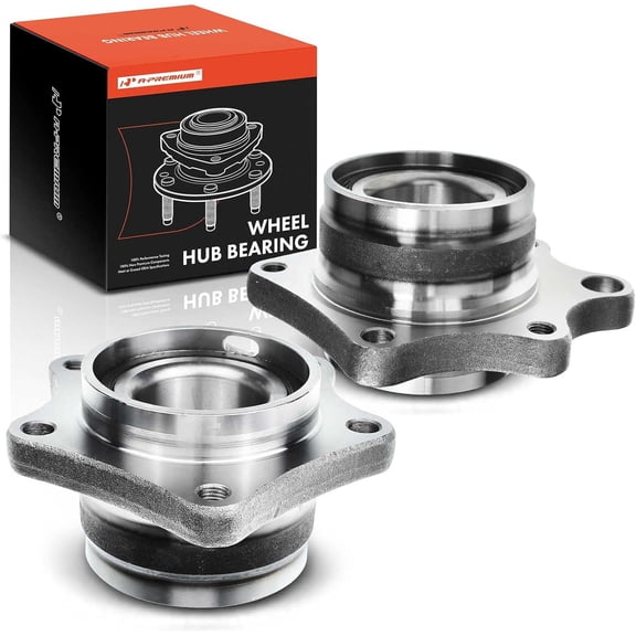 A-Premium Wheel Hub and Bearing Assembly Compatible with Honda Element 2003-2005 EX Only 2006-2011 L4 2.4L Rear Left or Right 2-PC Set