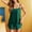 *Green, variant on Women's 2 Piece Loungewear Set, Spaghetti Strap Cami Top and Shorts Pajama Set for Summer Army Green,Women's Plus L