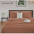 thumbnail image 4 of King Sheets Set Thread Count Sateen Weave Pc Long Staple Cotton Hotel Luxury Deep Pocket King Bed Sheets, 4 of 9