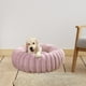 thumbnail image 1 of Cama para gatos, cama redonda de felpa, cojín para mascotas para gatos de interior, cama cálida para mascotas, cama calmante para perros y cachorros Violeta 40cm, 1 of 8