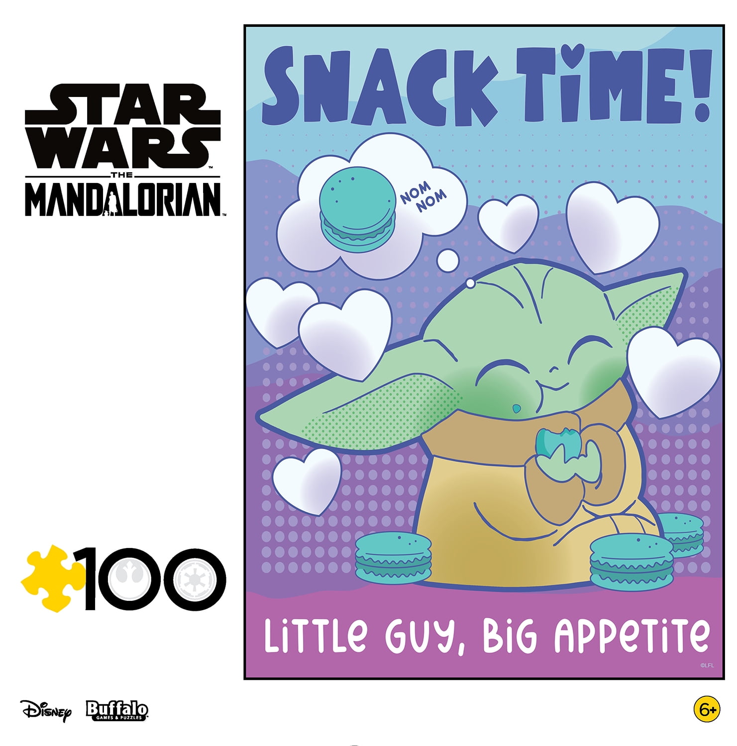 Buffalo Games Star Wars - Snack Time! 100-Piece Interlocking Jigsaw Puzzle for Children Ages 6 and Up