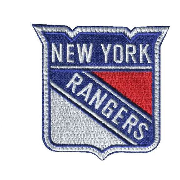 Official Licensed New York Rangers NHL Team Hook Patch for Backpacks (Small) (Not an Iron-on Patch)