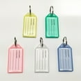 thumbnail image 1 of Ensemble de 10 Porte-Clés Étiquettes, Porte-Clés en Plastique, 1 of 5