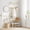 2.white Hall Tree With Top Shelf, variant on Hall Tree with Bench and Shoe Storage, 3-in-1 Coat Rack Shoe Bench, Freestanding Wooden Coat Rack with Metal Frame, Storage Shelf and  Removable Hooks