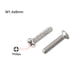 thumbnail image 2 of Uxcell M1.4 x 8mm tornillo Phillips tono plateado, niquelado, paquete de 150, 2 of 5