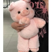 Pig Stuffed Animal Big Plush Pillow, Giant Walking Pig Cute Kawaii Pink Pig Hugging Pillow Stuffed Pig Plush Toy, Soft Cuddle Plush Toy Pink Piggy Perfect for Christmas and Birthdays Gift