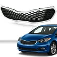 thumbnail image 2 of CROSSDESIGN Black Front Bumper Grill Grille Assembly Fit for 2014-2016 Kia Forte Forte5, 2 of 9