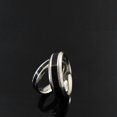 thumbnail image 3 of Pulsera de acero inoxidable de plata W Hugo Comfort Gaza Talla 10, 3 of 6
