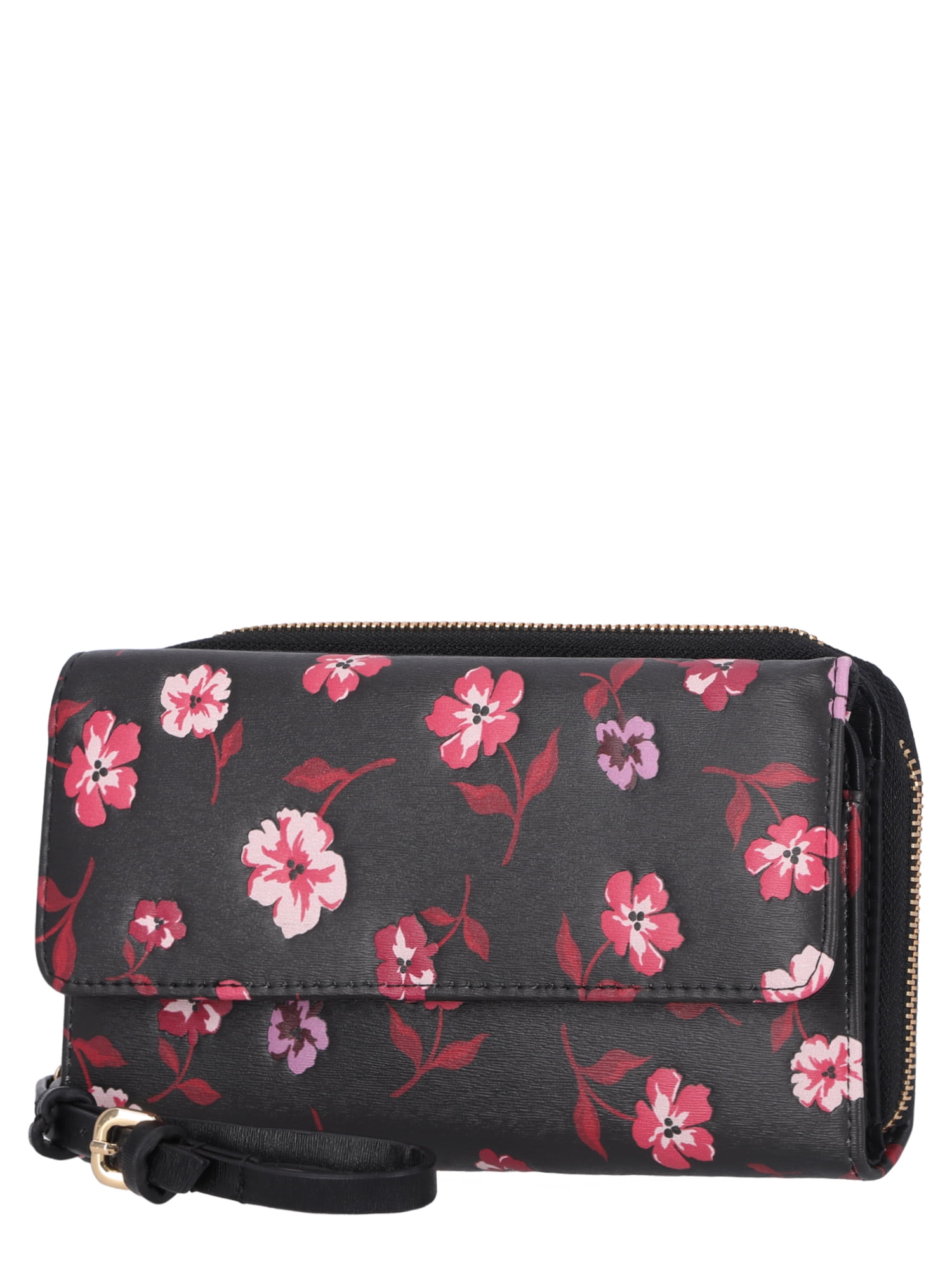 Time and Tru Women's Ainsley Bulk Clutch, Floral Graphic